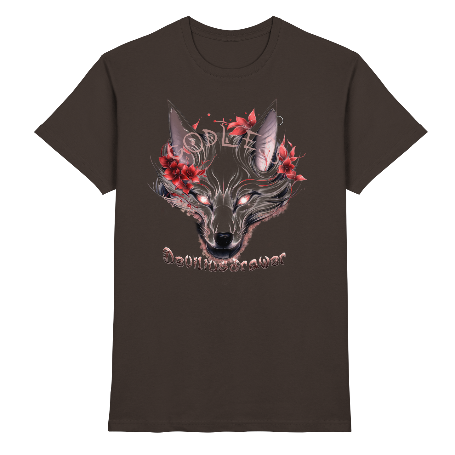 Deviliusdrawer Kitsune Wolf - Premium Shirt