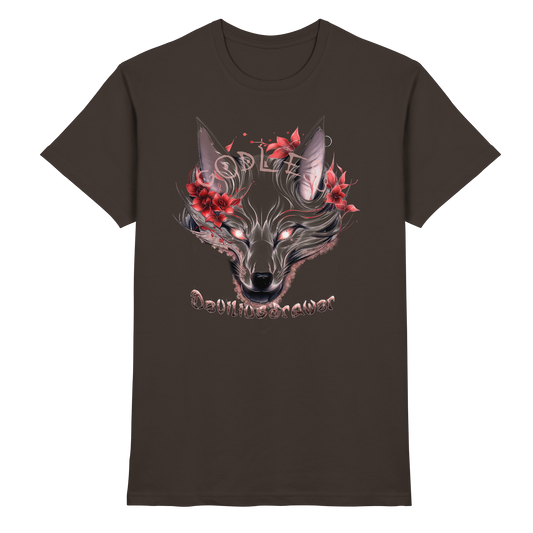 Deviliusdrawer Kitsune Wolf - Premium Shirt