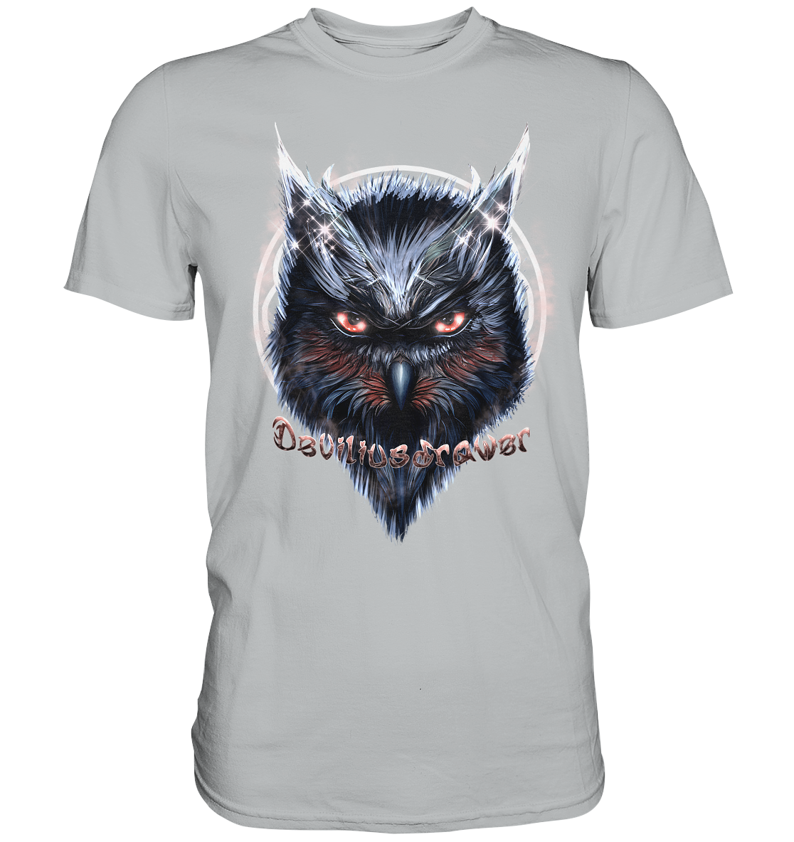 Deviliusdrawer Fire Owl - Premium Shirt