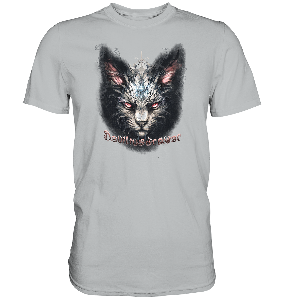 Deviliusdrawer Myshtical Redeyed Cat - Premium Shirt