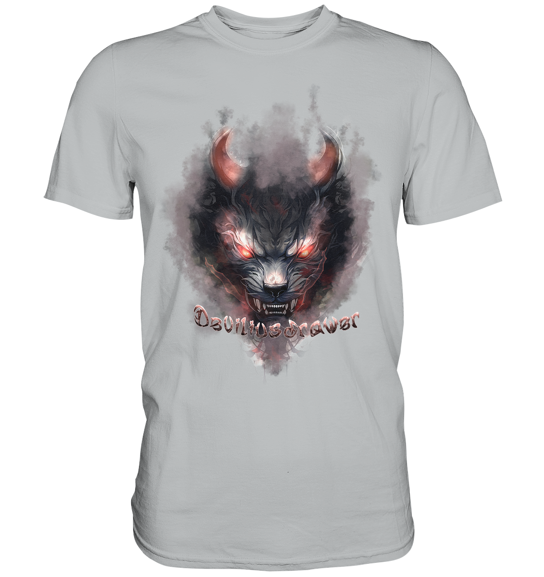 Deviliusdrawer Red Smoked Cat - Premium Shirt