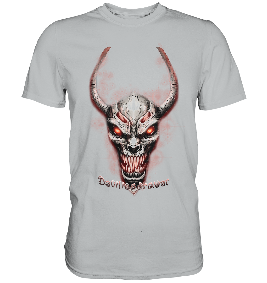 Deviliusdrawer Red Eyed Skeleton - Premium Shirt