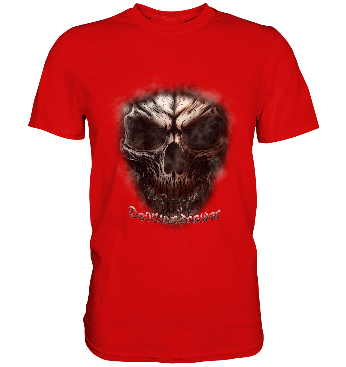 Deviliusdrawer Fire Skeleton - Premium Shirt