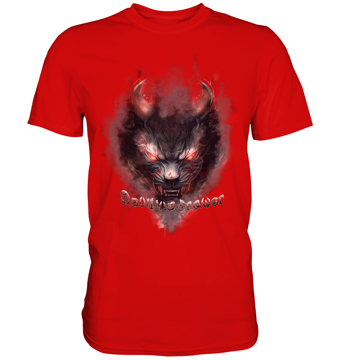 Deviliusdrawer Red Smoked Cat - Premium Shirt