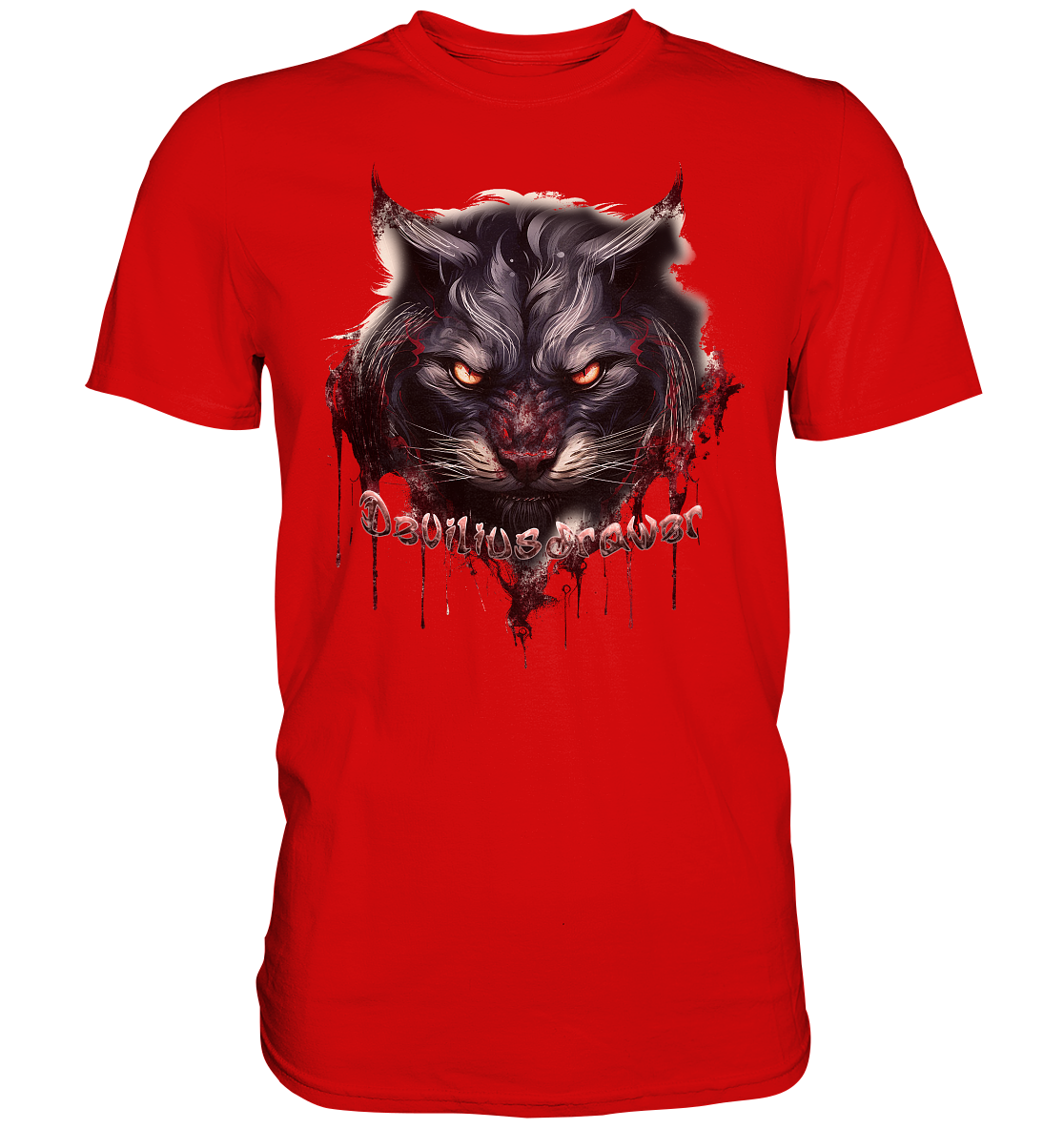 Deviliusdrawer Badass Cat - Premium Shirt