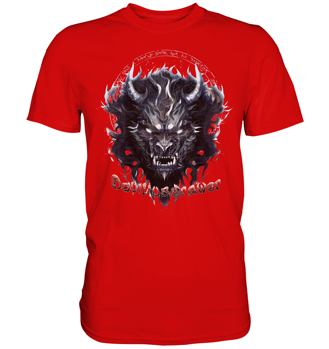 Deviliusdrawer Dark Wolf Mask - Premium Shirt