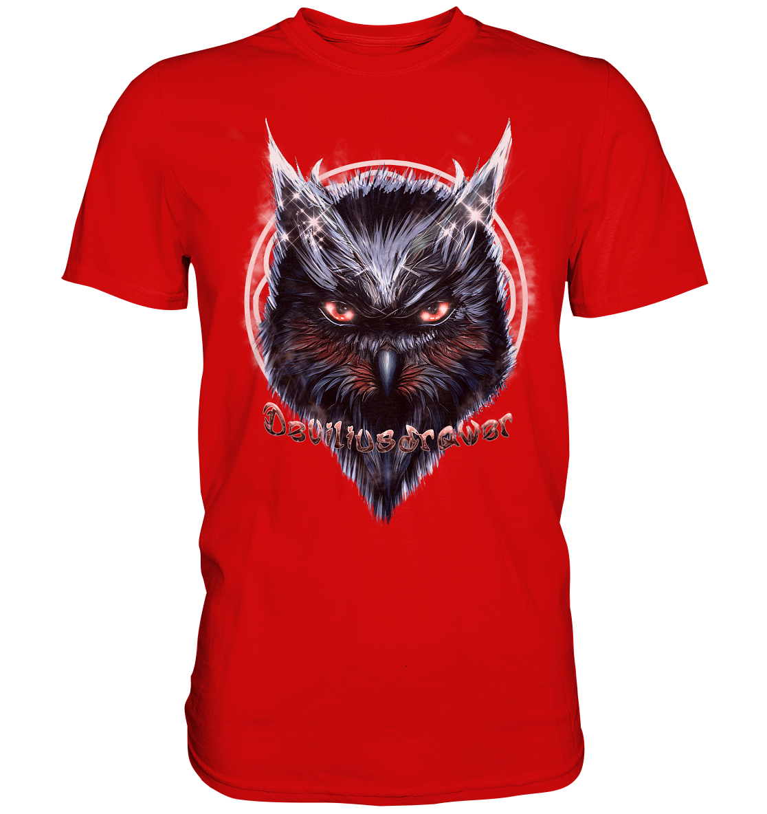 Deviliusdrawer Fire Owl - Premium Shirt