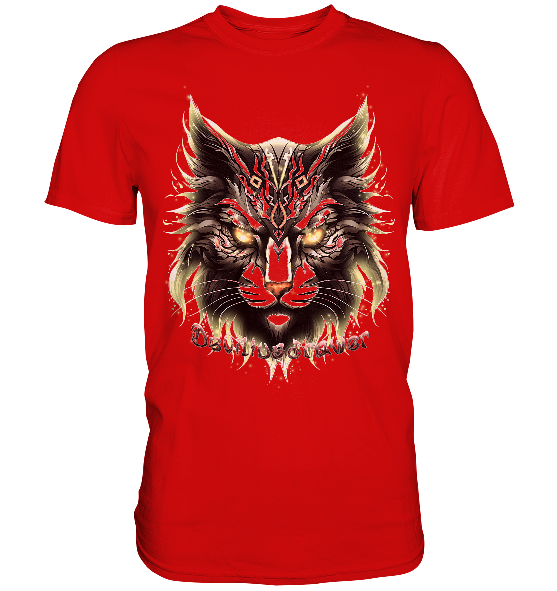 Deviliusdrawer Golden Cat - Premium Shirt