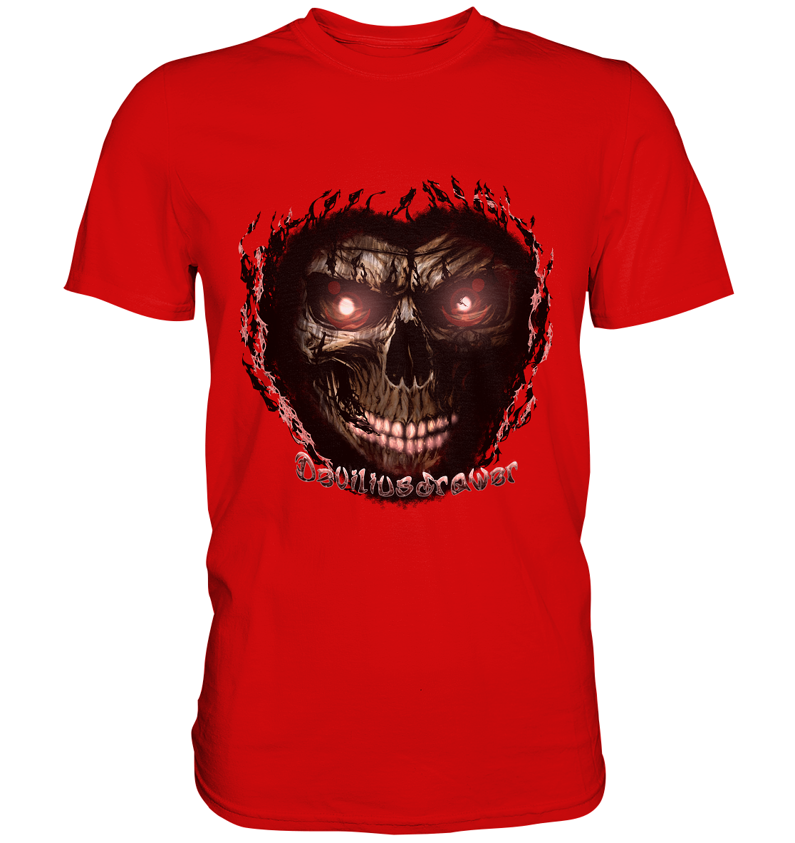 Deviliusdrawer Glow Skeleton - Premium Shirt
