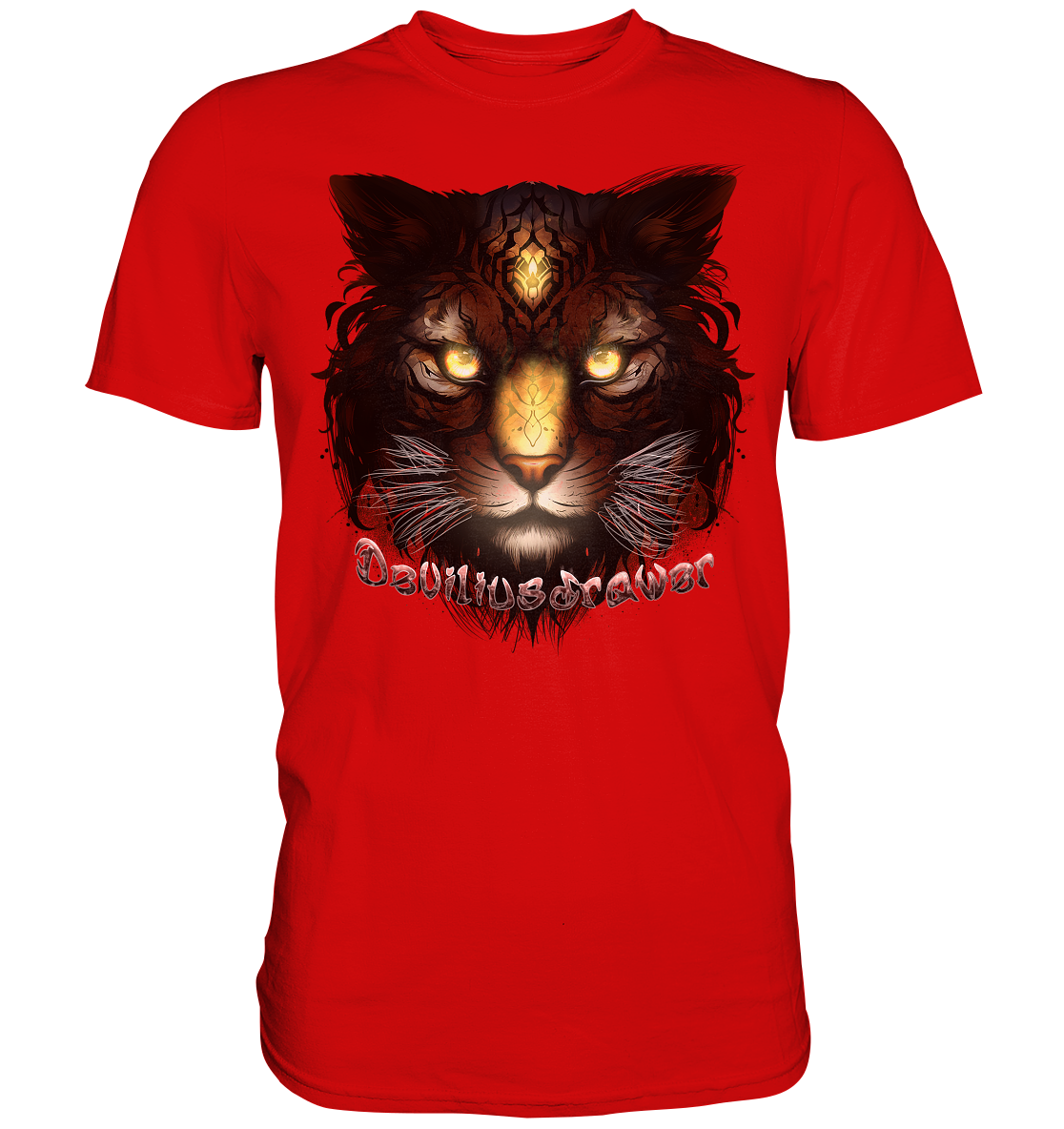 Deviliusdrawer Gold Tigercat - Premium Shirt