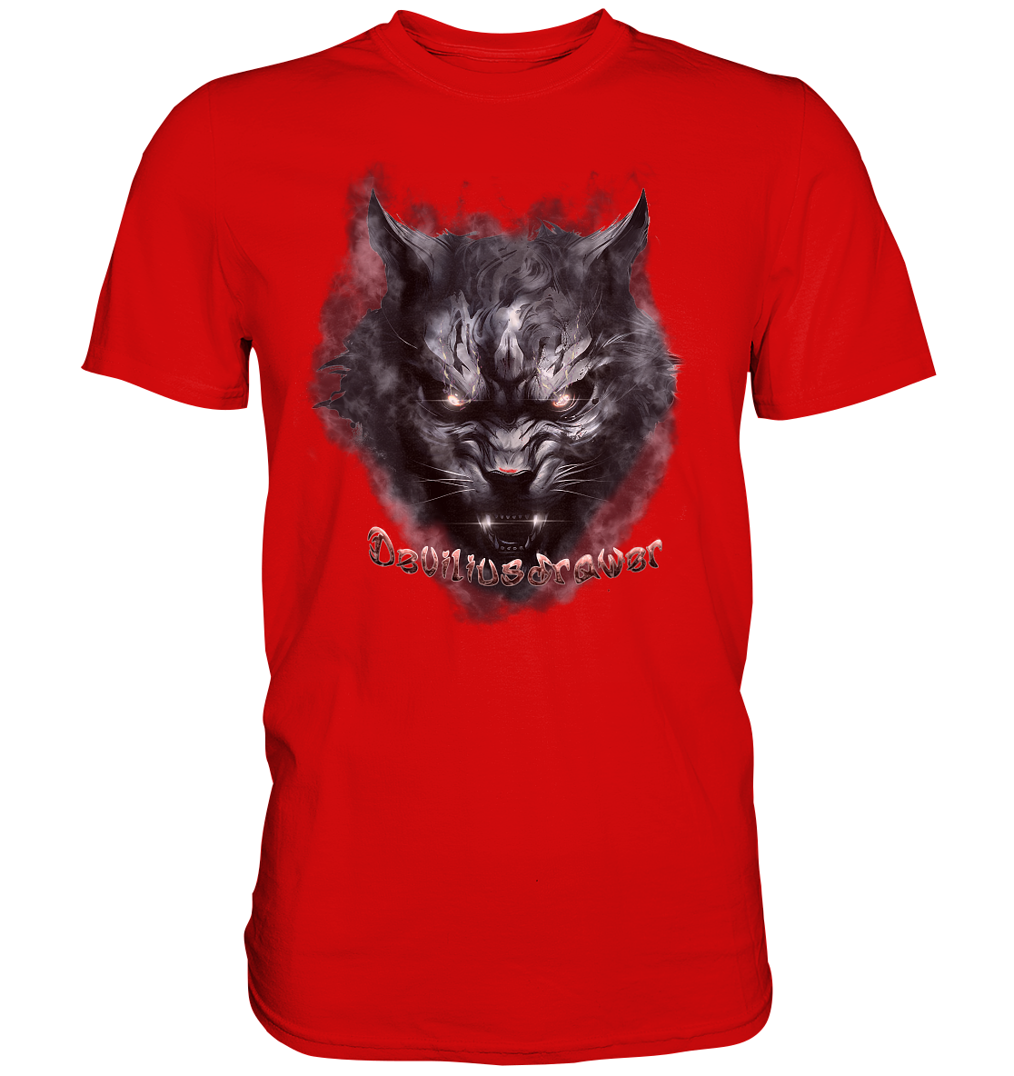 Deviliusdrawer Dark Beast Tiger  - Premium Shirt