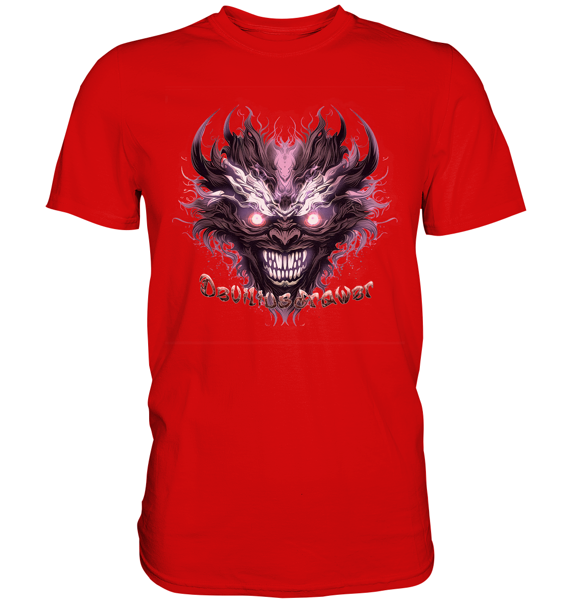 Deviliusdrawer Crazy Mask - Premium Shirt