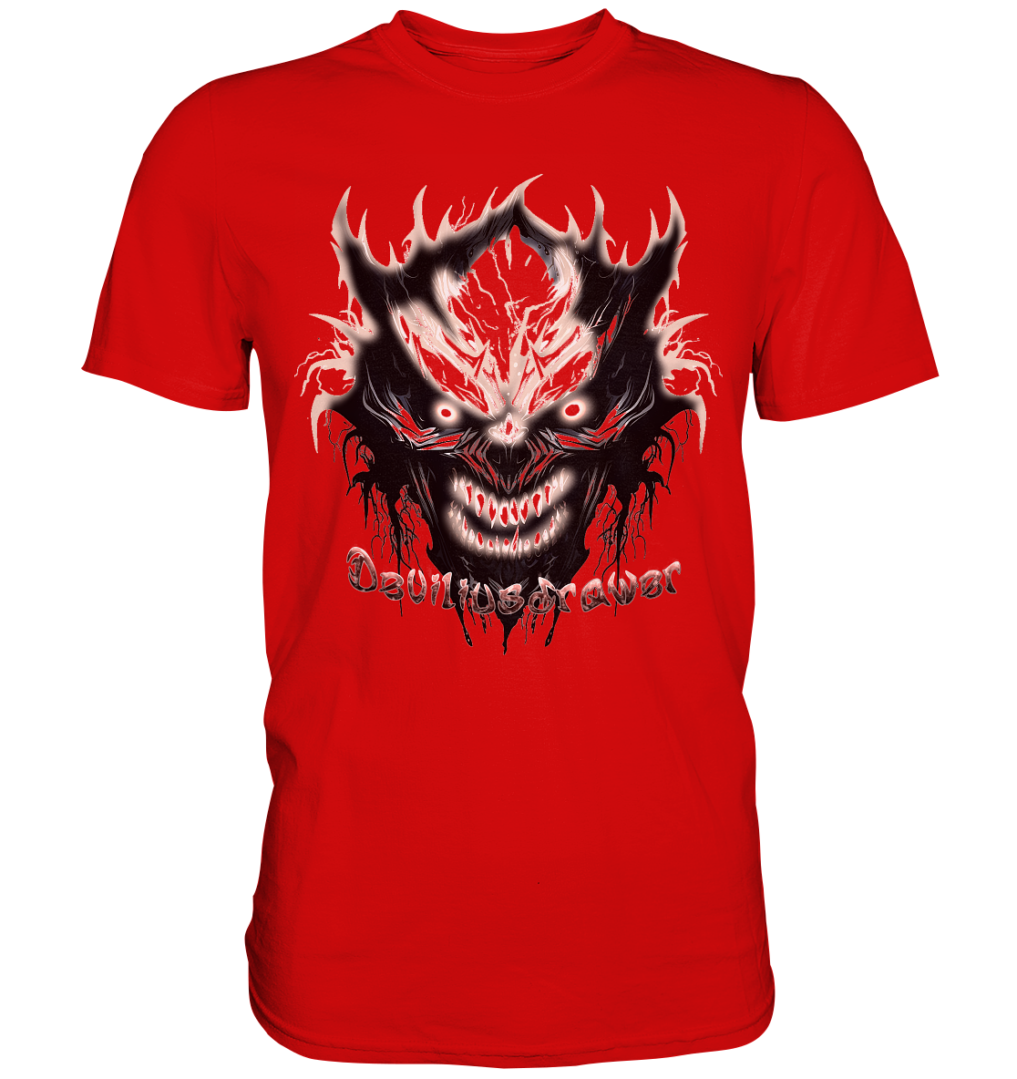 Deviliusdrawer Crazy Glow Devil - Premium Shirt