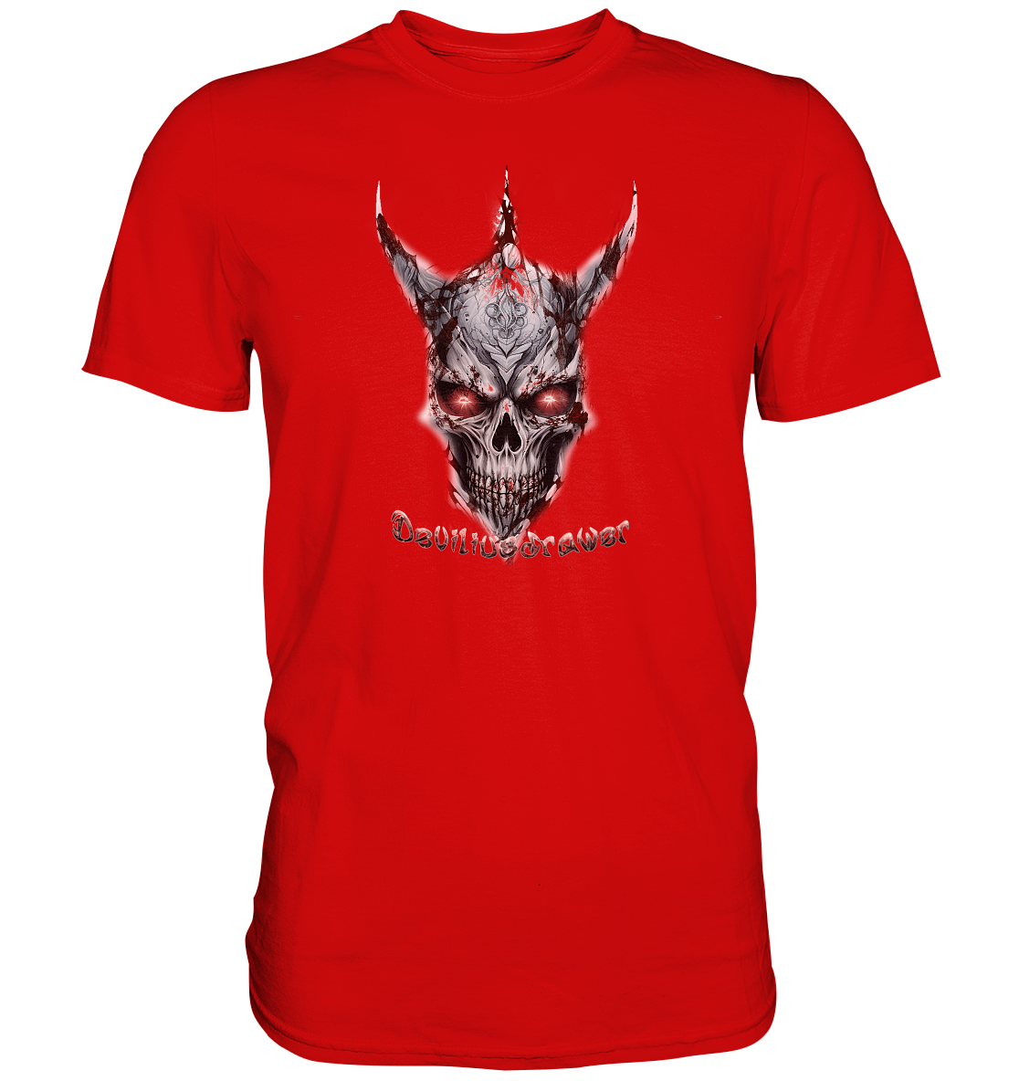 Deviliusdrawer Bloody Skeleton - Premium Shirt