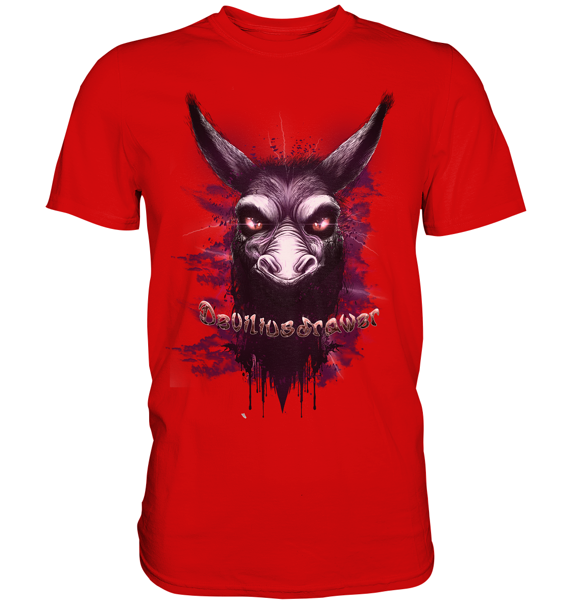 Deviliusdrawer Purple Donkey - Premium Shirt