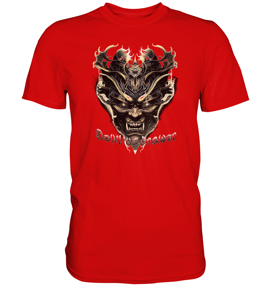 Deviliusdrawer Golden Demon Vampire - Premium Shirt