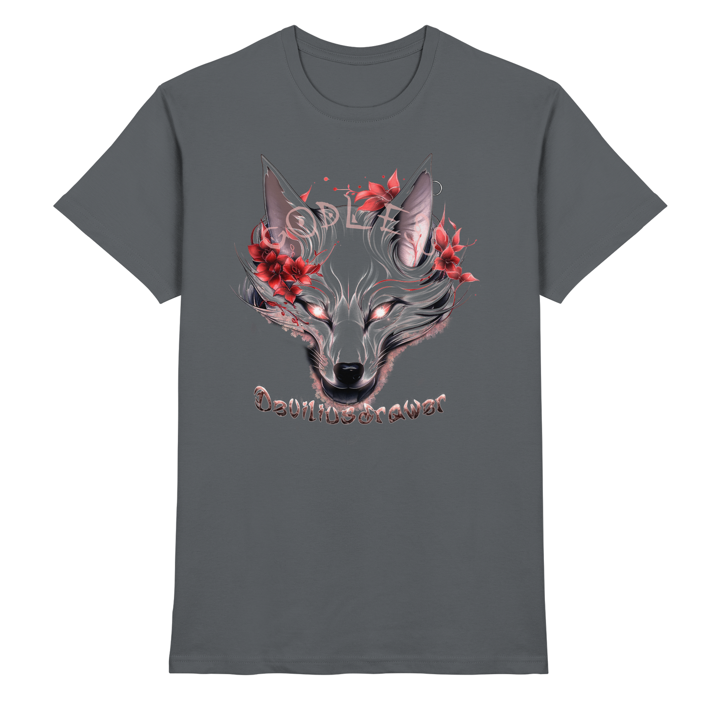 Deviliusdrawer Kitsune Wolf - Premium Shirt