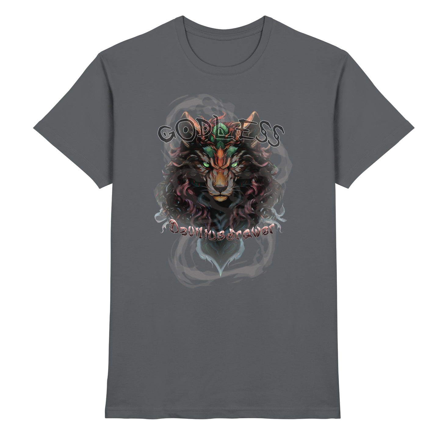 Deviliusdrawer Godless Wolf - Premium Shirt