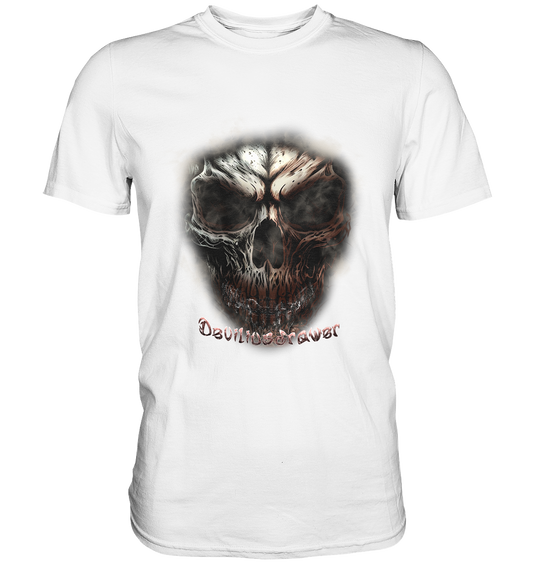 Deviliusdrawer Fire Skeleton - Premium Shirt