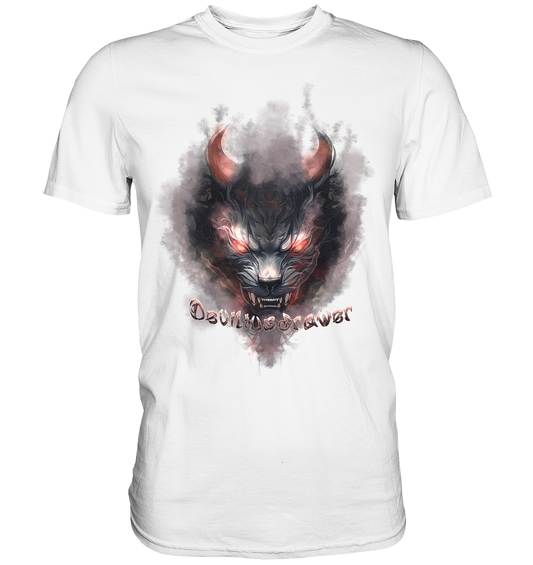 Deviliusdrawer Red Smoked Cat - Premium Shirt