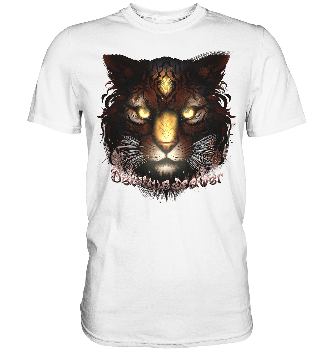 Deviliusdrawer Gold Tigercat - Premium Shirt