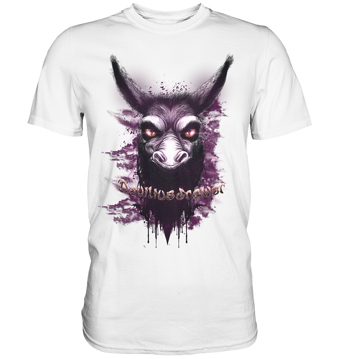 Deviliusdrawer Purple Donkey - Premium Shirt