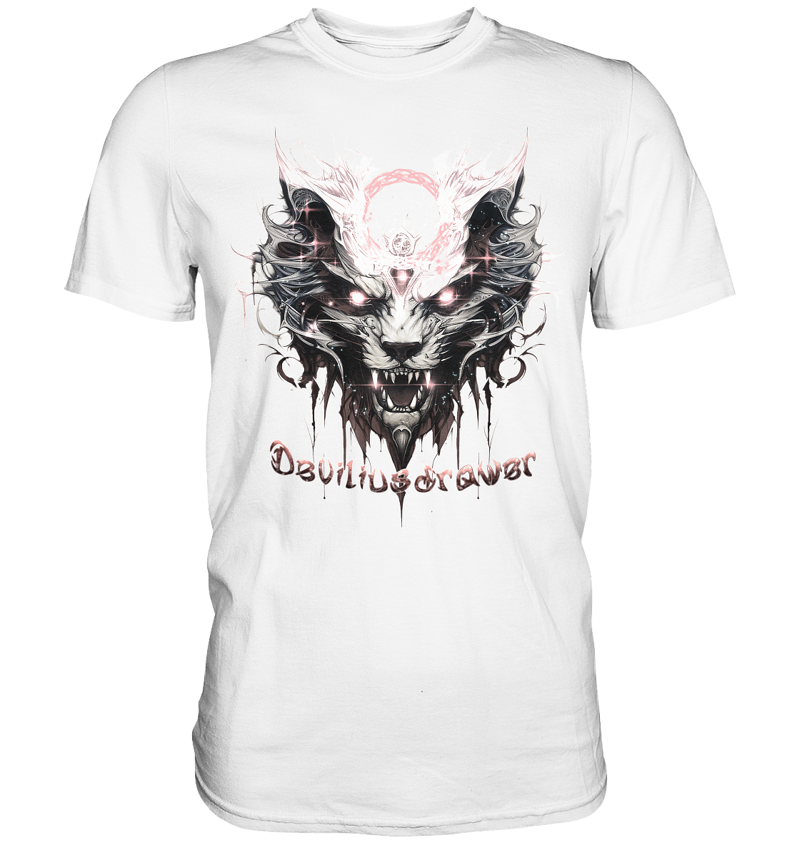 Deviliusdrawer Demonic Glow Cat - Premium Shirt