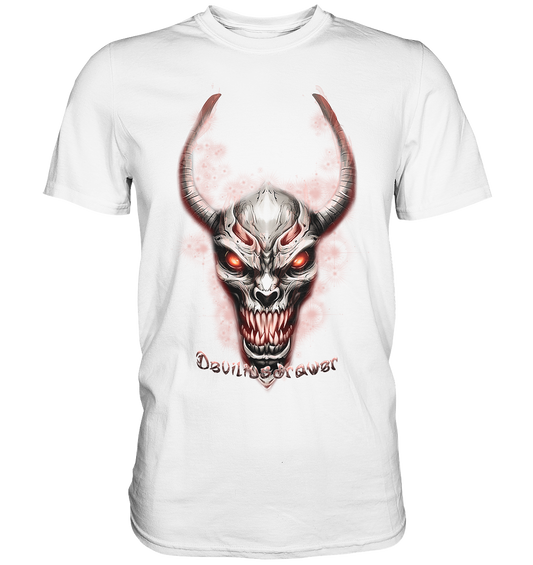 Deviliusdrawer Red Eyed Skeleton - Premium Shirt
