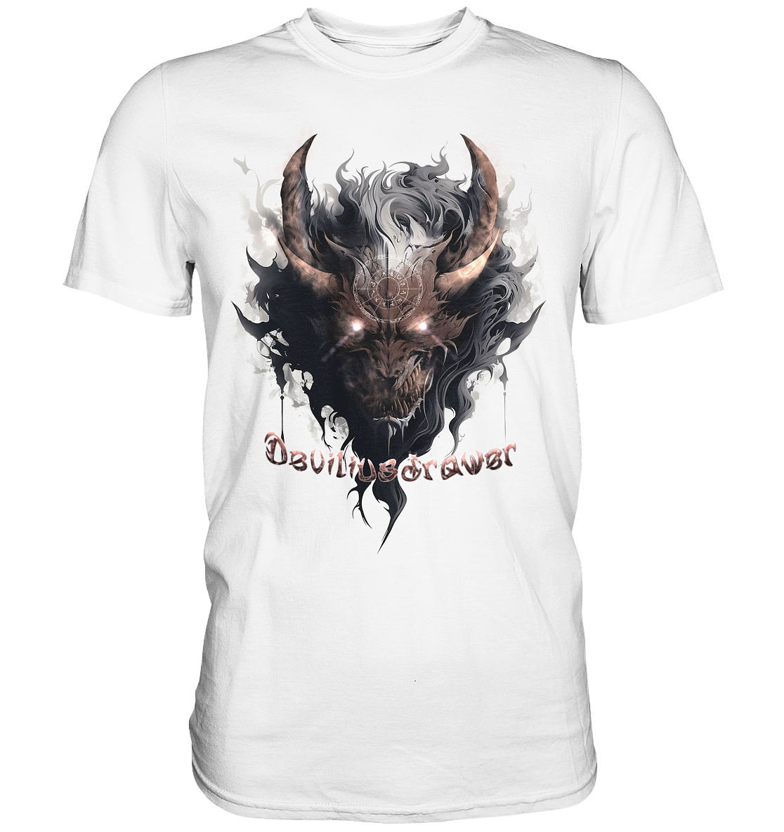 Deviliusdrawer Magic Redeyed Demon - Premium Shirt