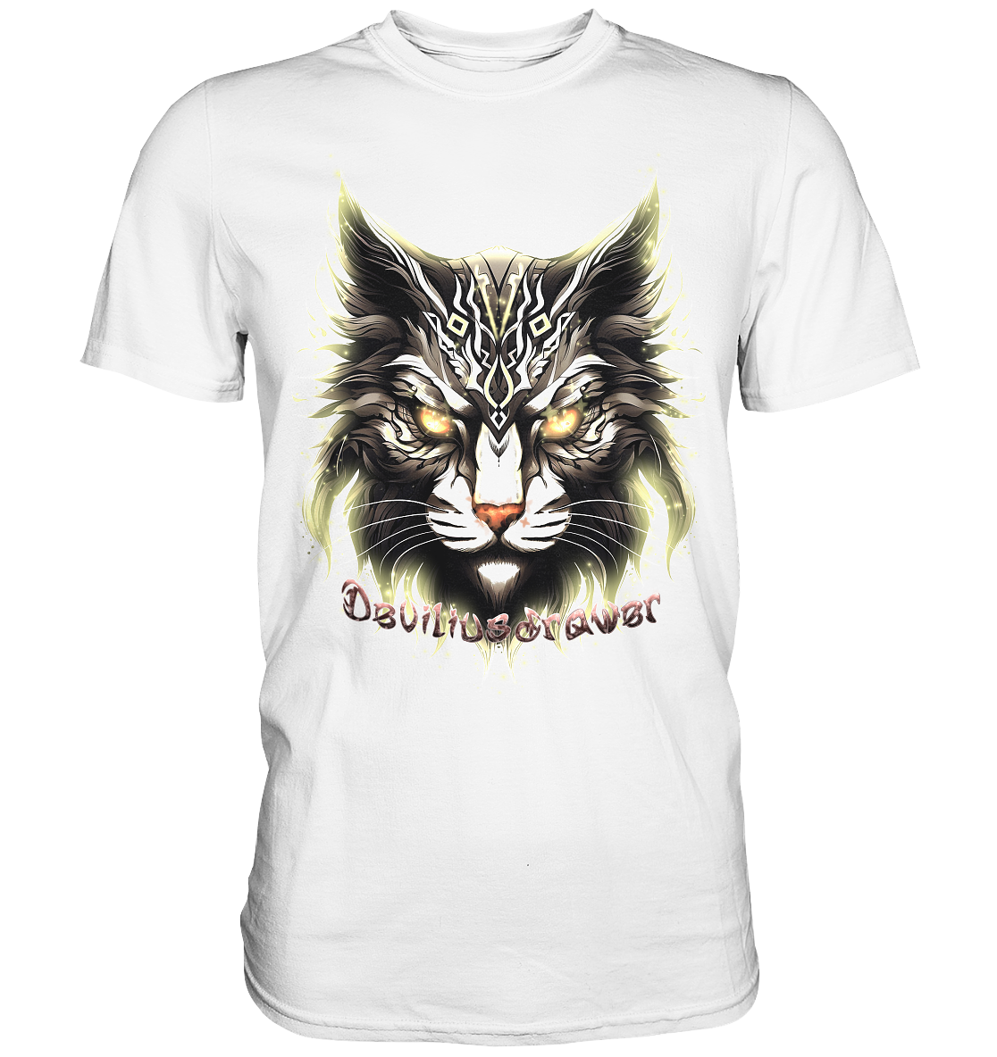 Deviliusdrawer Golden Cat - Premium Shirt