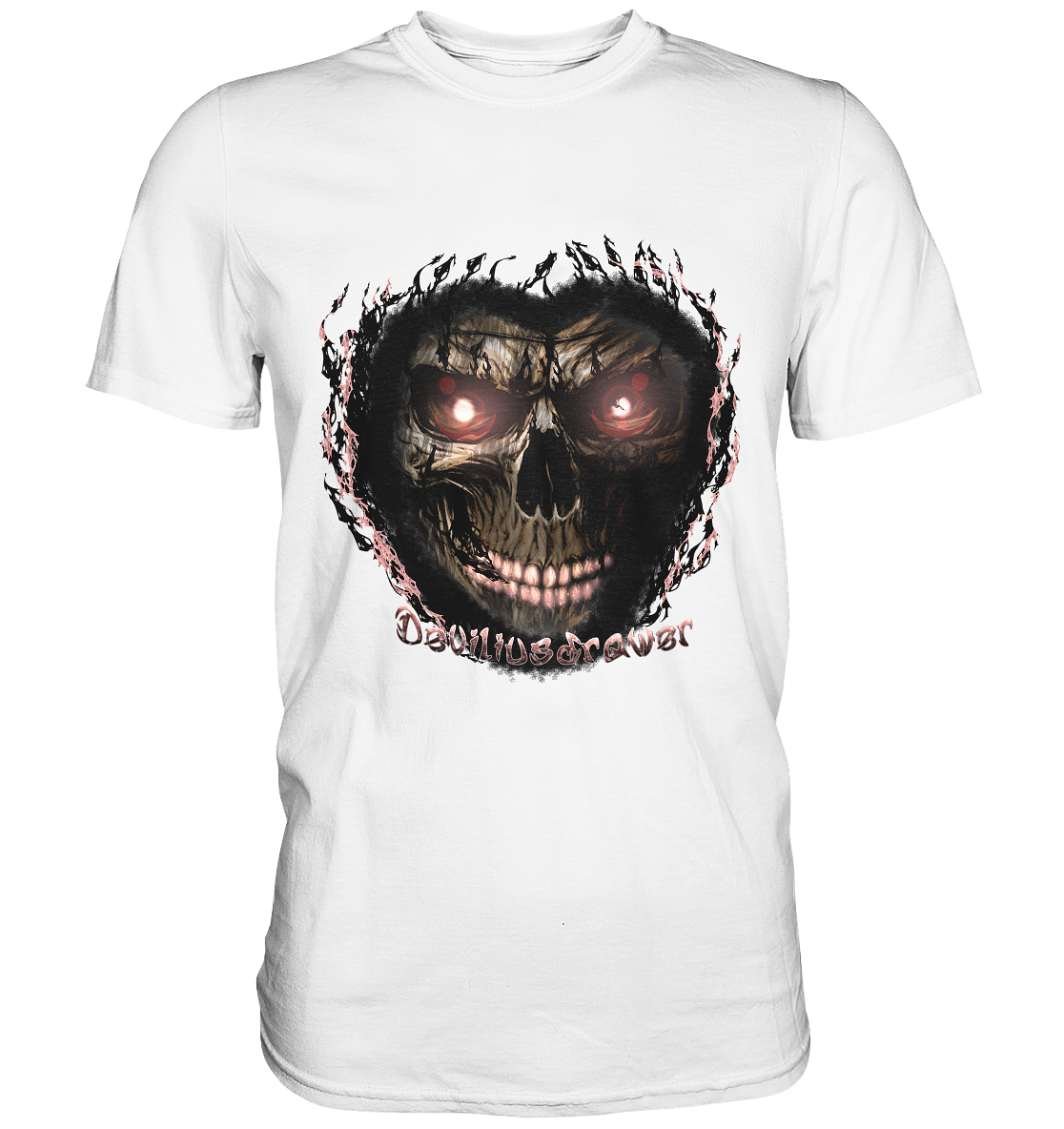 Deviliusdrawer Glow Skeleton - Premium Shirt