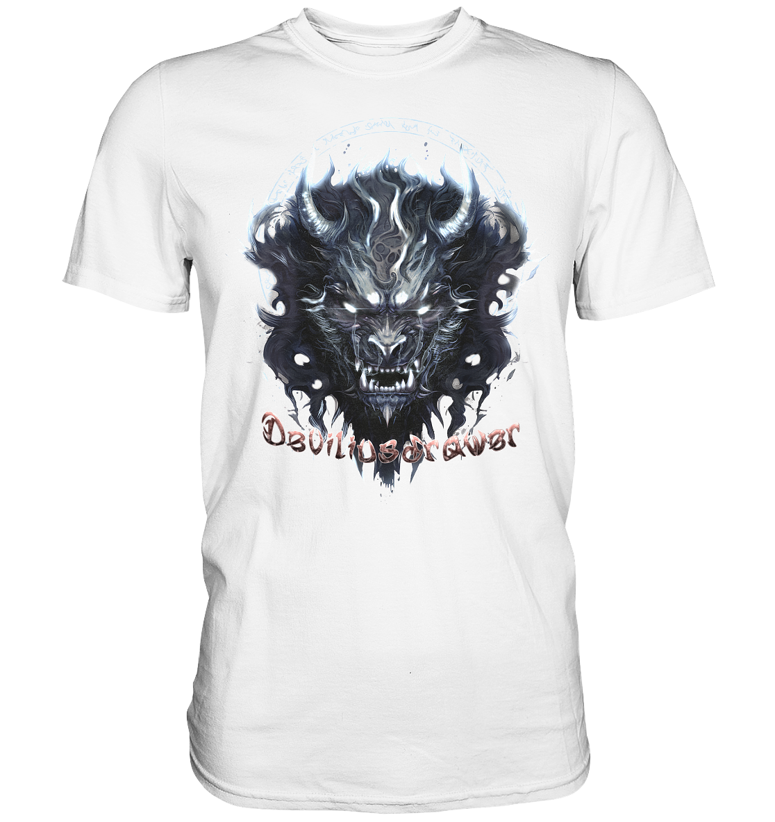 Deviliusdrawer Dark Wolf Mask - Premium Shirt