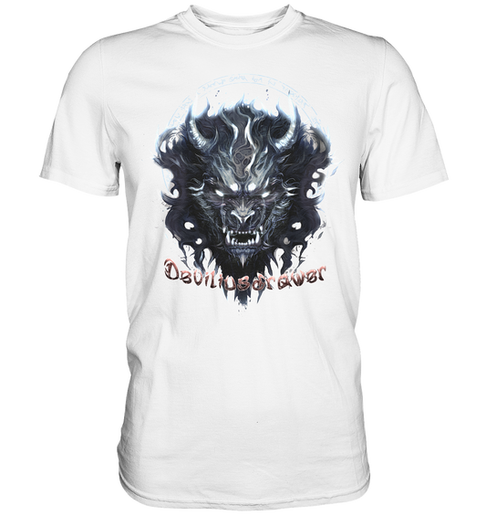 Deviliusdrawer Dark Wolf Mask - Premium Shirt