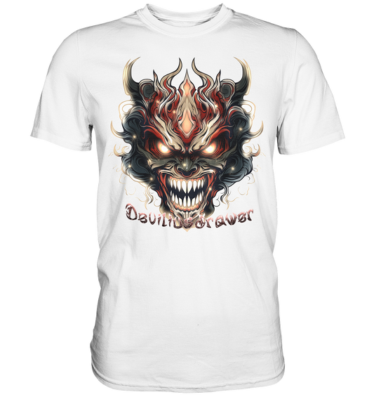 Deviliusdrawer Evil Vamp Mask - Premium Shirt