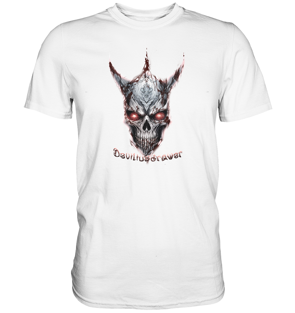 Deviliusdrawer Bloody Skeleton - Premium Shirt