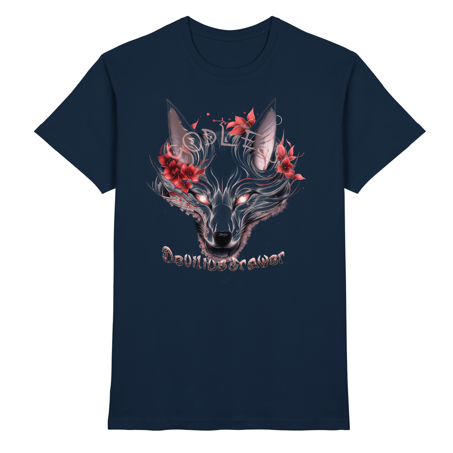 Deviliusdrawer Kitsune Wolf - Premium Shirt