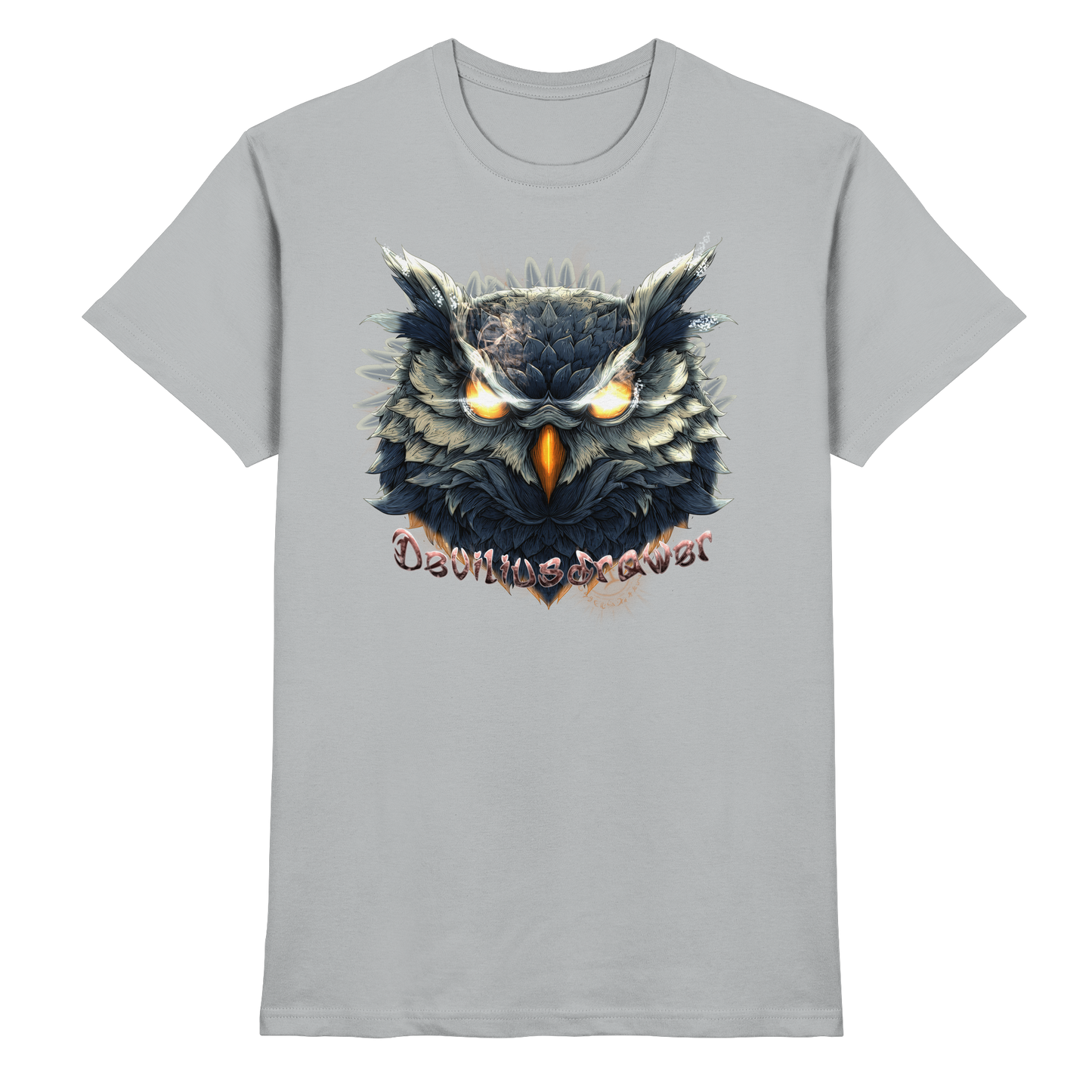 Deviliusdrawer Dark Fire Owl - Premium Shirt