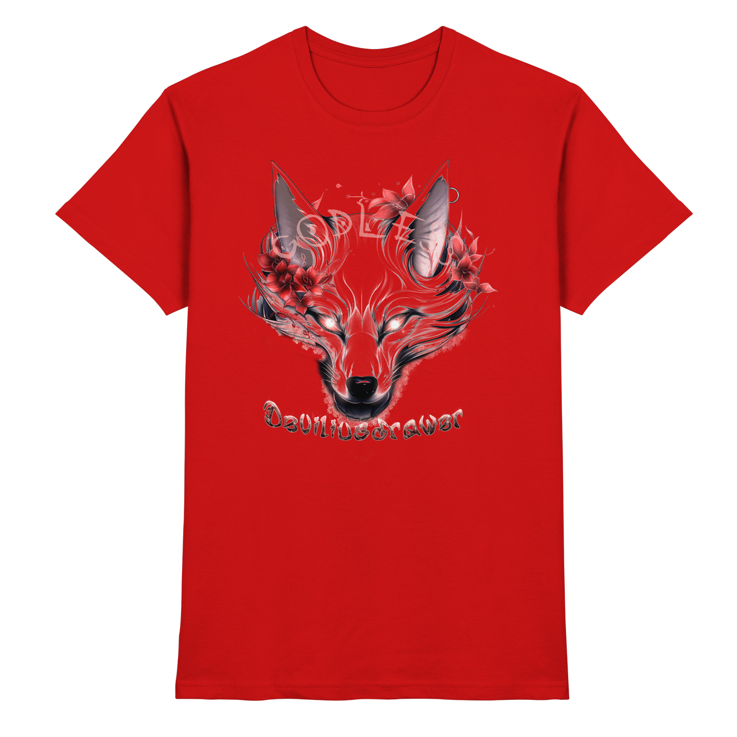 Deviliusdrawer Kitsune Wolf - Premium Shirt