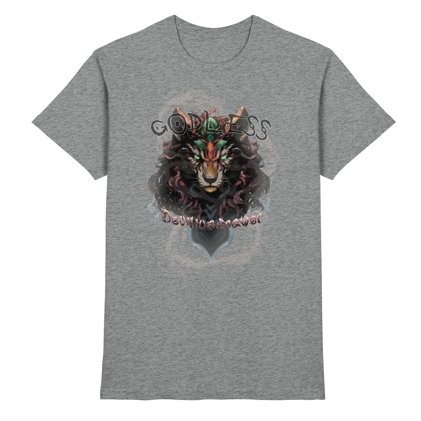 Deviliusdrawer Godless Wolf - Premium Shirt