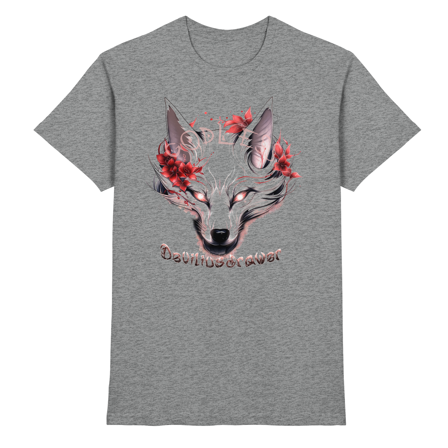 Deviliusdrawer Kitsune Wolf - Premium Shirt