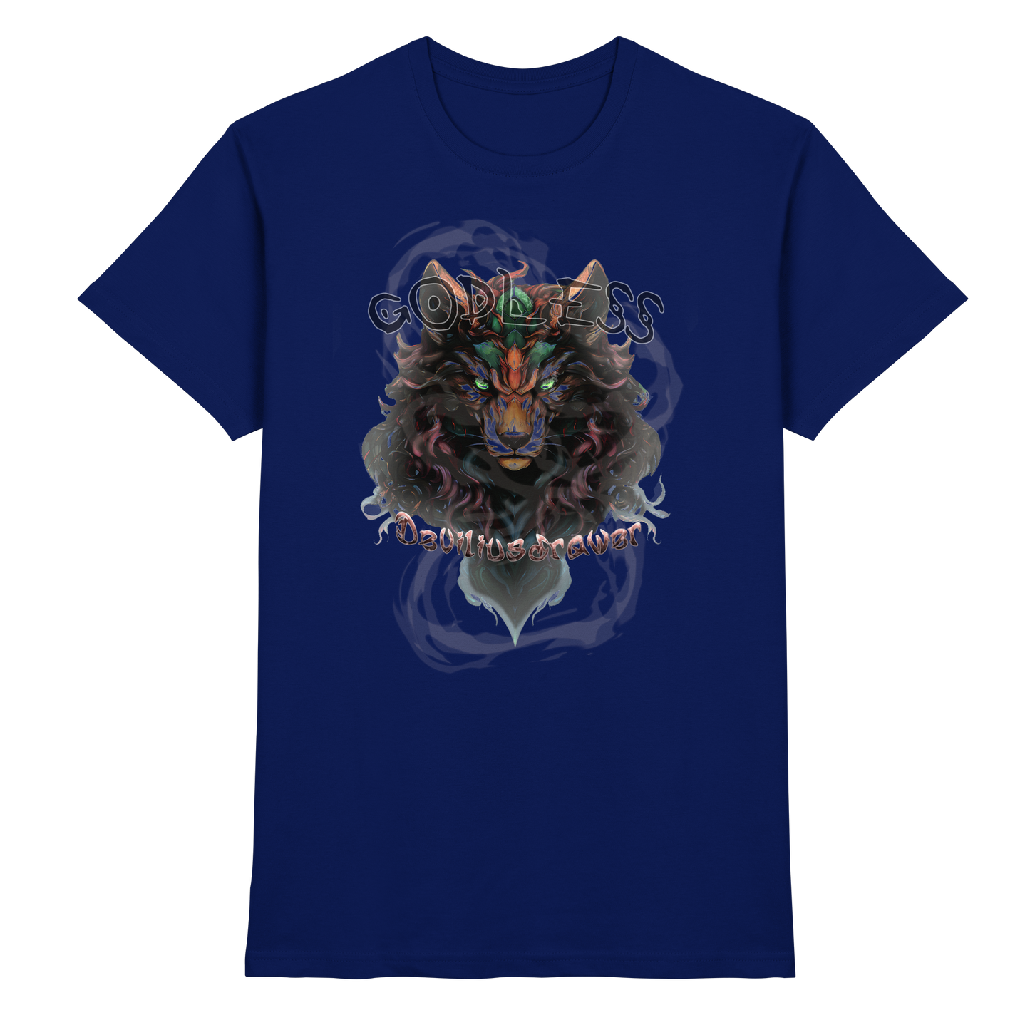 Deviliusdrawer Godless Wolf - Premium Shirt
