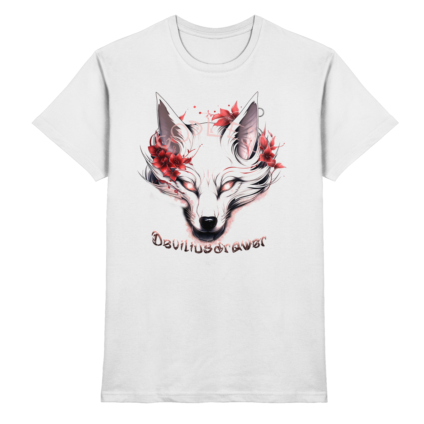 Deviliusdrawer Kitsune Wolf - Premium Shirt