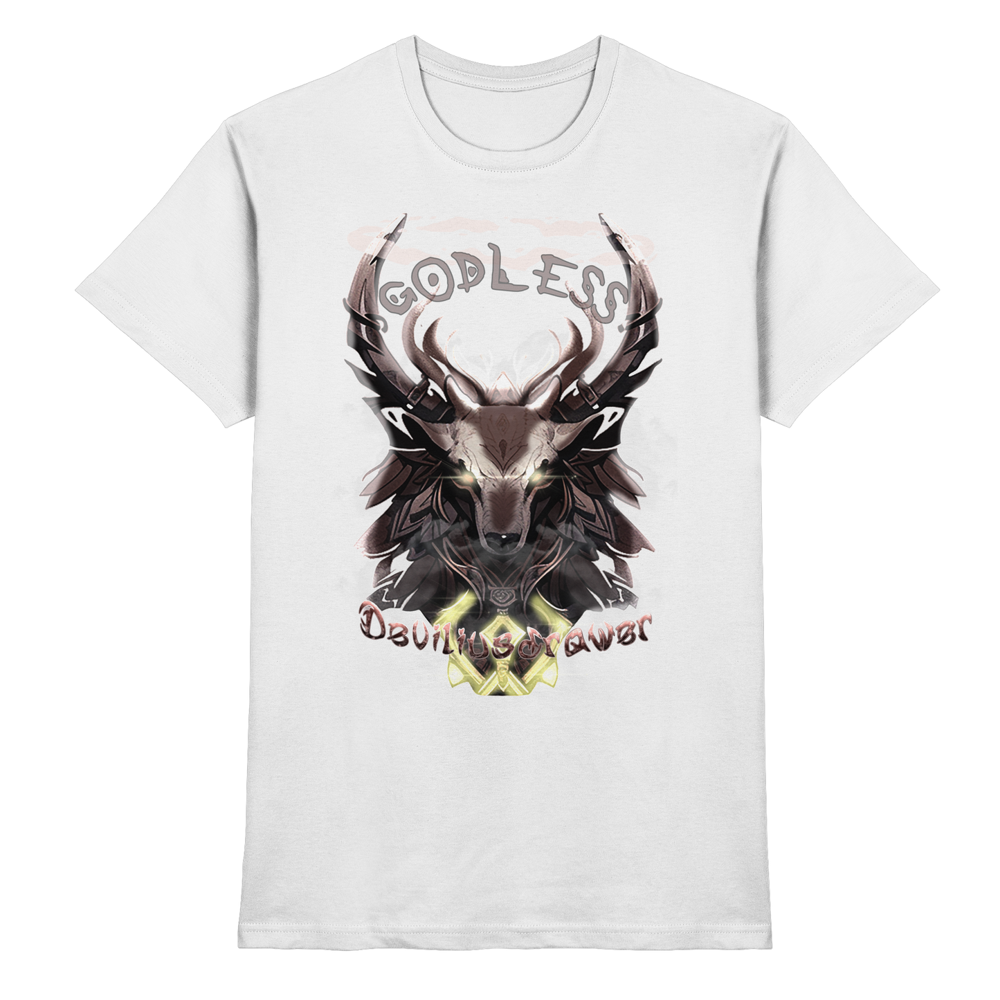 Deviliusdrawer Godless Deer - Premium Shirt