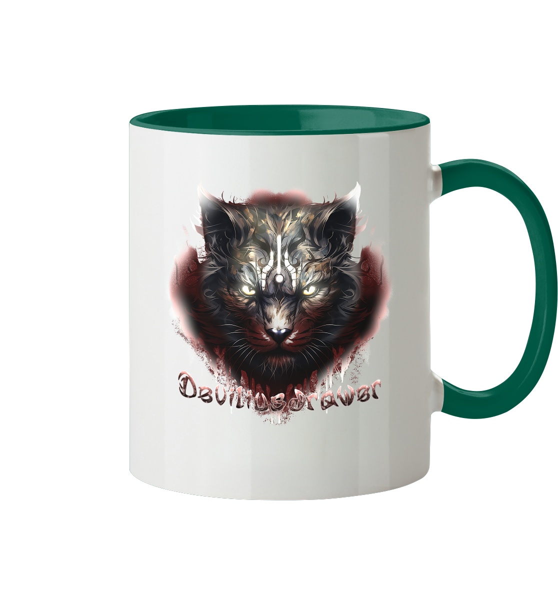 Deviliusdrawer Angry Badass - Tasse zweifarbig
