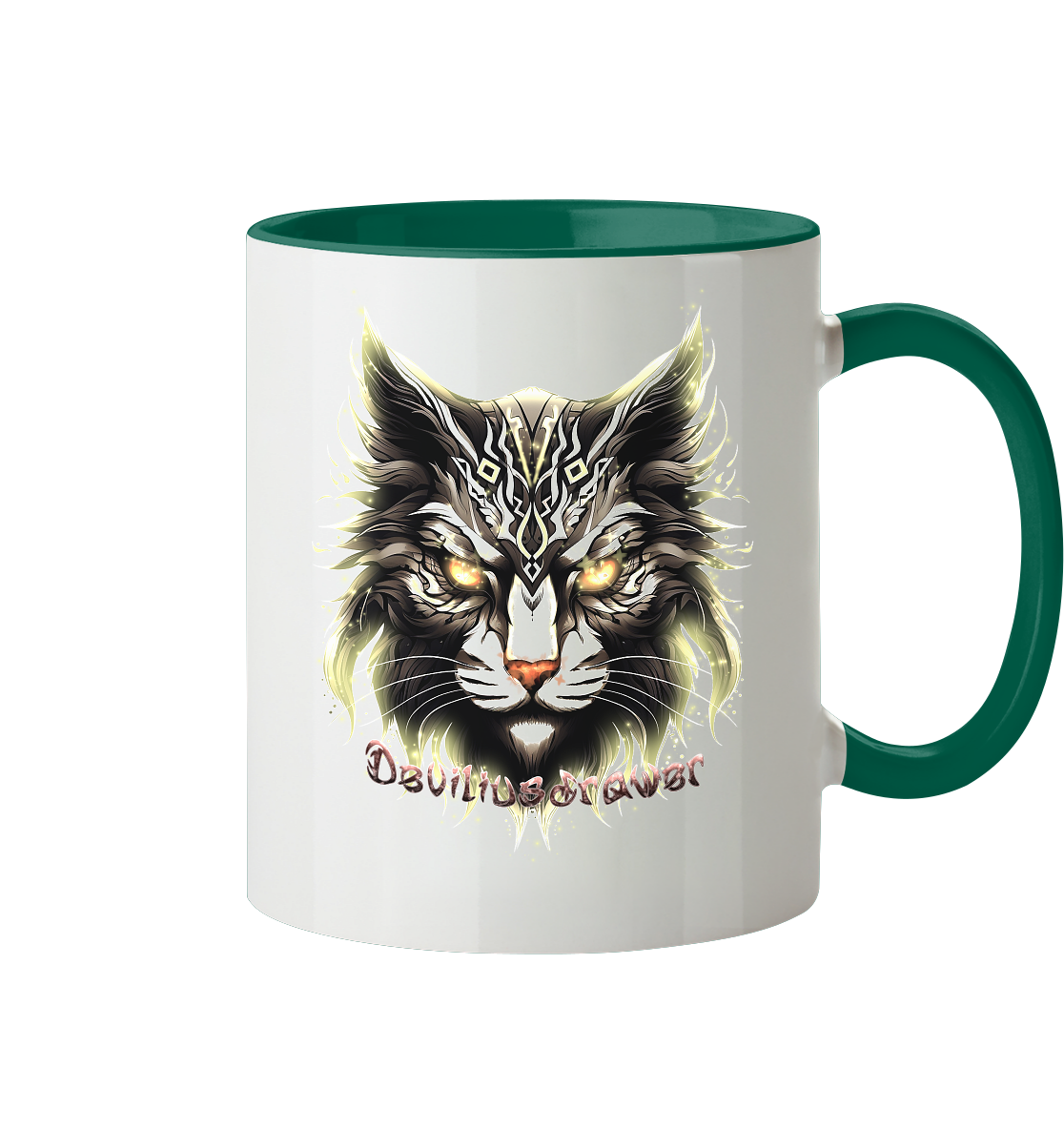 Deviliusdrawer Golden Cat - Tasse zweifarbig