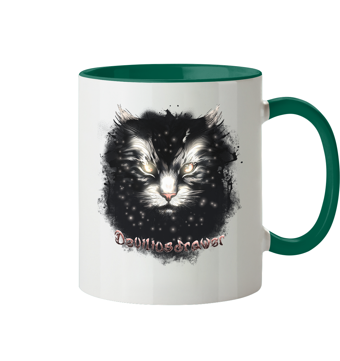 Deviliusdrawer Star Cat - Tasse zweifarbig