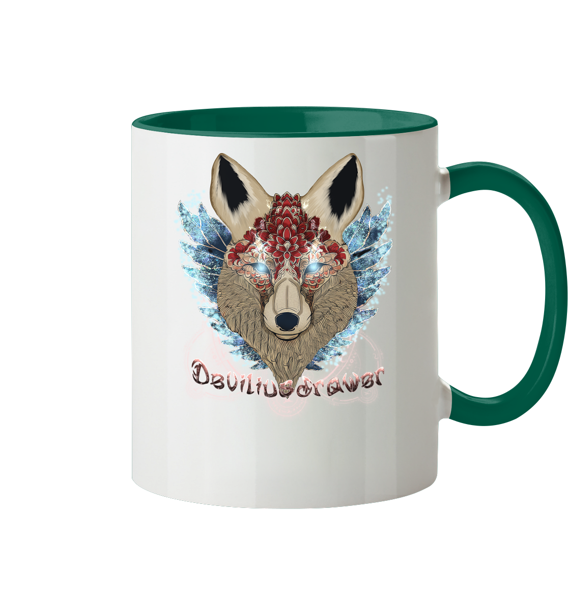 Deviliusdrawer Diamond Kitsune - Tasse zweifarbig