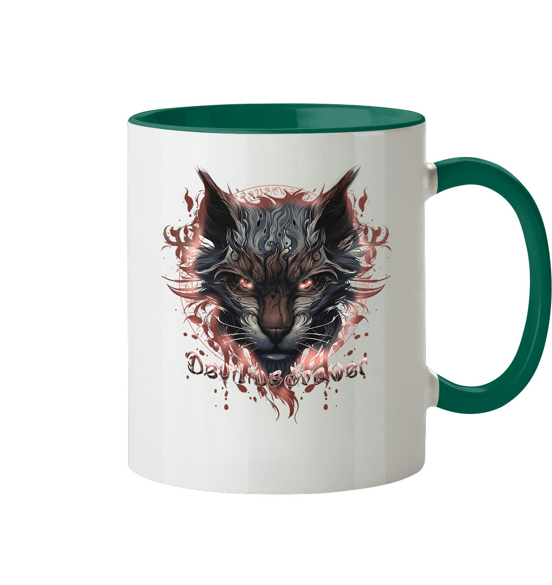 Deviliusdrawer Devil Cat - Tasse zweifarbig