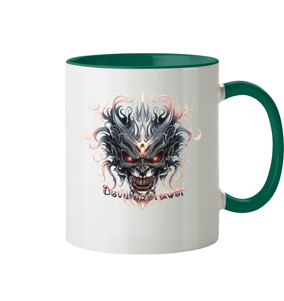Deviliusdrawer Demon Mask - Tasse zweifarbig