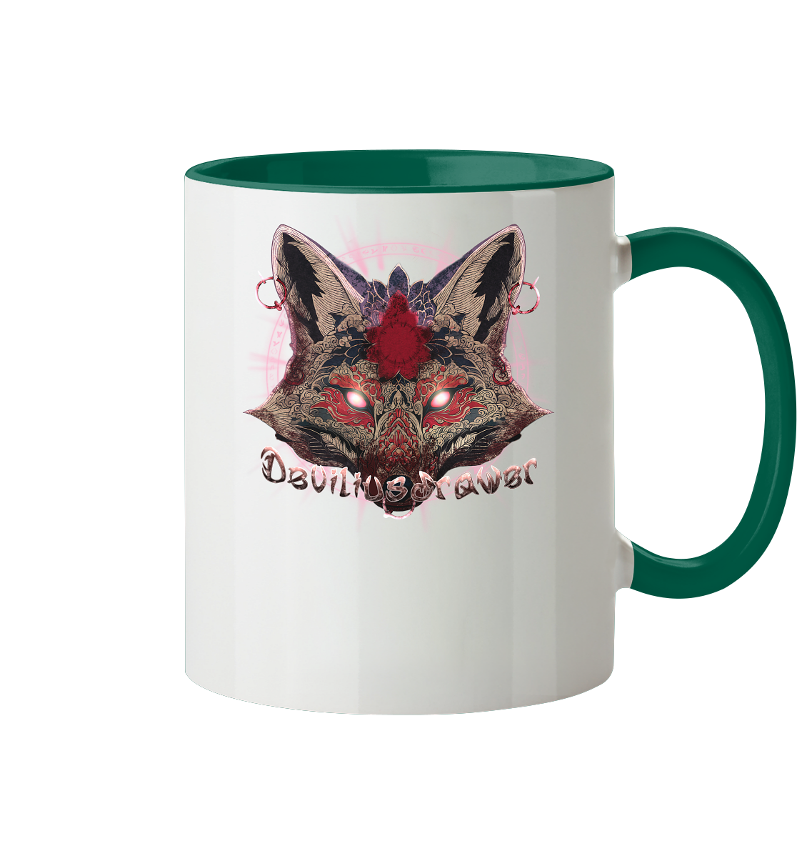 Deviliusdrawer Demon Kitsune - Tasse zweifarbig